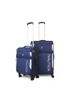 Pack 2 maletas de tela S+M Nautica Marbella 10k y 20k azul