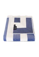 Toalla de playa Nautica Home 100% Algodón 163x81 diseño rayas azul