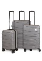 Set de 3 maletas Mónaco gris S+M+L Nautica