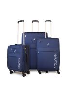 Set de 3 maletas de tela S+M+L Nautica Munich azul