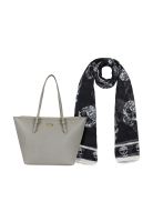 Pack Kenneth cole Cartera Tempo gris + Pañuelo Oni negro