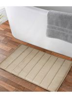 Alfombra de baño Nautica Home 40x60cm coralina ultra suave beige