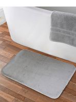 Alfombra de baño Nautica Home ultra suave 40x60cm gris claro