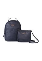 Pack Nautica Mochila Queen + Cartera Princess azul