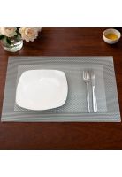 Pack 6 Individuales de mesa Nautica Home 45x30cm plateado