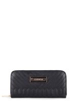 Billetera de mujer Petunia negra Carven