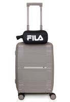 Pack Maleta cabina con usb Chic gris 10K + Estuche Spark silver