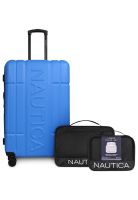 Pack Maleta grande Amsterdam 23k celeste + Organizador Nautica
