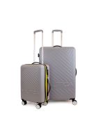 Pack 2 maletas Nautica S+L Bahamas 10kg y 23kg gris