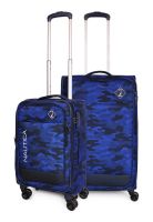 Pack 2 maletas de tela S+M Barham azul Nautica