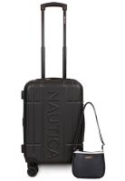 Pack Nautica Maleta cabina Amsterdam negra + Crossbody Diana