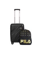 Pack Maleta cabina S Lola 10kg + Mochila Urbanix Fila 16lts negro-gold
