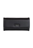 Billetera mujer Flap-Bessie negra Kenneth Cole