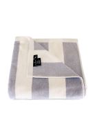 Toalla de playa Nautica Home 100% Algodón 163x81 diseño rayas gris