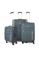 Set de 3 maletas de tela S+M+L Nautica Munich gris