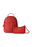 Pack Nautica Mochila Queen + Cartera Lady roja