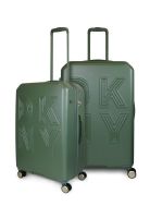 Pack 2 Maletas Donna Karan Lucerna M 20kg + L 23kg verde DKNY