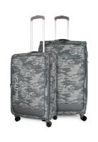 Pack 2 maletas de tela M+L Barham gris Nautica