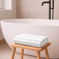 Toalla de Baño Stripe Nautica Home 100% algodón76x137cm white