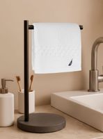 Toalla de cara SIGNATURE Nautica 100% algodón 33x33cm frescura y suavidad blanca