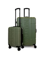 Pack 2 maletas S+L Amsterdam 10kg y 23kg verde Nautica