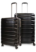 Pack 2 maletas M+L Rocky negra Penguin