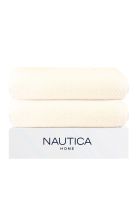 Pack 2 Toallas de Baño VIS Nautica Home 100% algodón suave 76x137cm beige