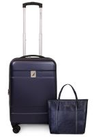 Pack Maleta cabina Bora (10 Kg) + Cartera Leeway azul