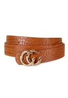 Cinturón mujer Iris camel Carven Paris