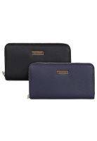 2 Billeteras de mujer Calixta negra y azul Kenneth Cole