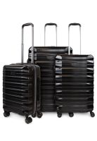 Set 3 maletas S+M+L Rocky negra Penguin