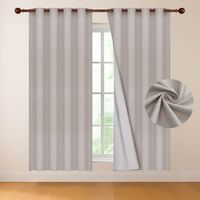 Cortina Blackout Engomada Termica Set 2 Casatua 140x220