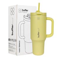 Vaso Termico Vaso Mug Termo 1,2L Acero Inox Buffer Amarillo