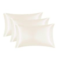 Funda Almohada Satin tipo Seda Set 3 unidades 50x76cm