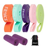 Bandas Elasticas Resistencia Fitnics Set + Toalla Microfibra