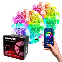 Tira Cinta Luces Led Rgb Bluetooth 15 Metros Total + Conector