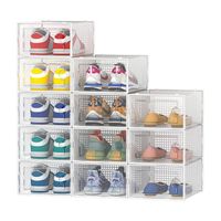 Caja Organizadora de Zapatos Set x4 CasaTua Apilables Firmes