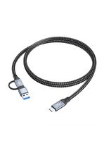 Cable USB C a USB y C 2-en-1 Carga 100W Datos 20G 4K Linkon