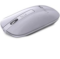 Mouse Inalambrico Dual Bluetooth USB Recargable Mac Windows blanco