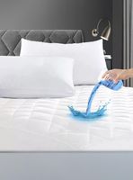 Cubre Colchon Protector Impermeable Blanco - 2 Plazas