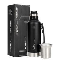 Termo Mate Set Matero Buffer 1,2L Acero Inox + Vaso y Tapa