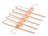 Colgador de Pantalones Ropa Ganchos 5 en 1 Antideslizante