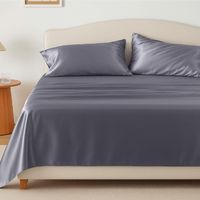 Sabanas Satin Rosewood Ultra Suaves Juego Completo Super King