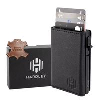 Billetera Hombre De Cuero Hardley Tarjetero Protección Rfid