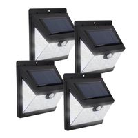 Foco Reflector Solar Maxwell Led Exterior Pared Luz Fria