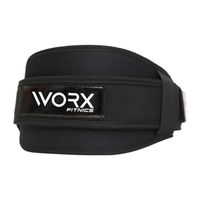 Cinturon Levantamiento Pesas Worx Ajustable Gym Gimnasio BLACK-M