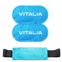 Compresa Gel Frio Calor Pack x2 con 1 Funda y Velcro Vitalia