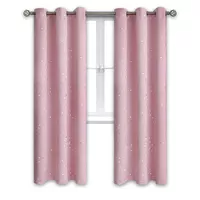 Cortina Niña Niño Semi Blackout Casatua Un Paño 140x220cm rosa claro