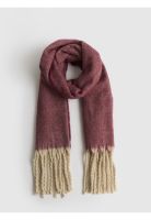 Maxi Bufanda Bicolor Flecos Alto Invierno