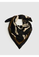 Pañuelo Cuadrado Hojas Abstractas Woman